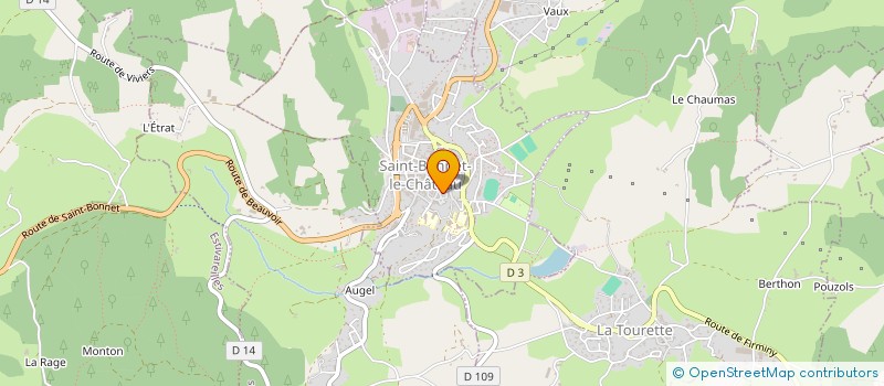 localisation de l'entreprise HUM & CO  SAINT-BONNET-LE-CHATEAU