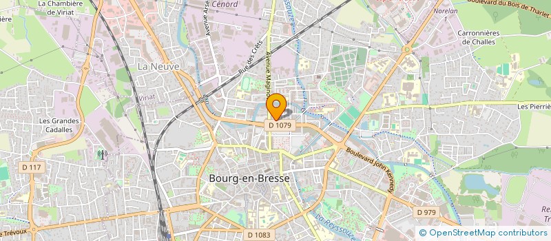 localisation de l'entreprise HUM1 à BOURG-EN-BRESSE