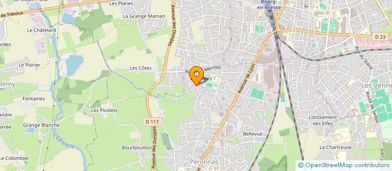 localisation de l'entreprise HUM1 SERVICES à PERONNAS