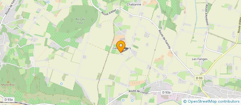 localisation de l'entreprise HUMACA  ALLEX