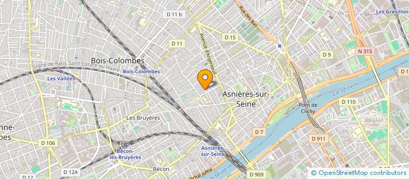 localisation de l'entreprise HUMACAP  ASNIERES-SUR-SEINE