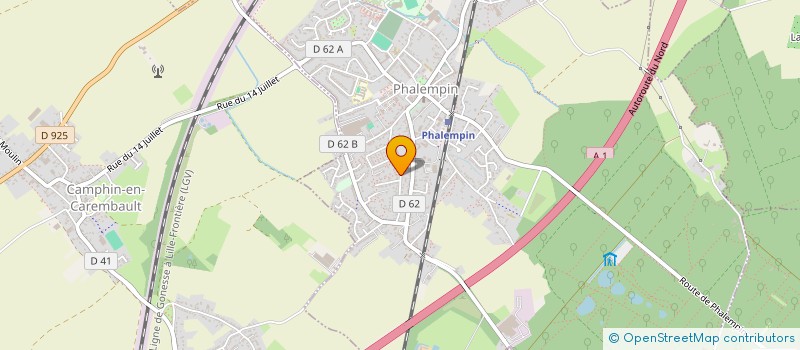 localisation de l'entreprise HUMACO  PHALEMPIN