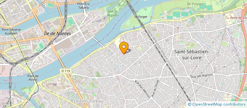 localisation de l'entreprise HUMACORDE à SAINT-SEBASTIEN-SUR-LOIRE