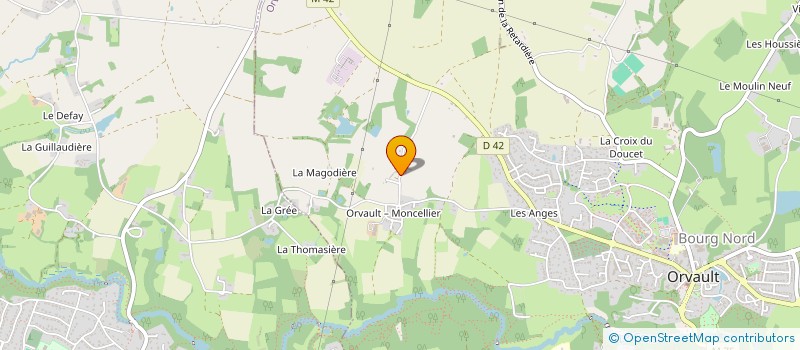 localisation de l'entreprise HUMAEVO à ORVAULT
