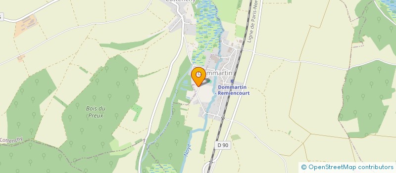 localisation de l'entreprise HUMAFA  DOMMARTIN