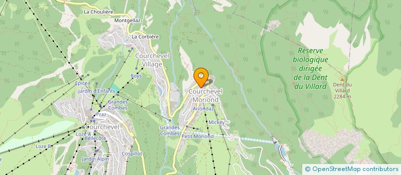 localisation de l'entreprise HUMAGA à COURCHEVEL