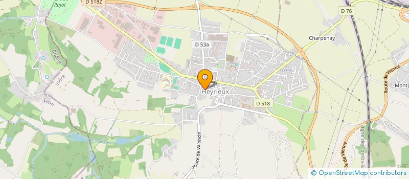 localisation de l'entreprise HUMAGEST CONSEIL  HEYRIEUX