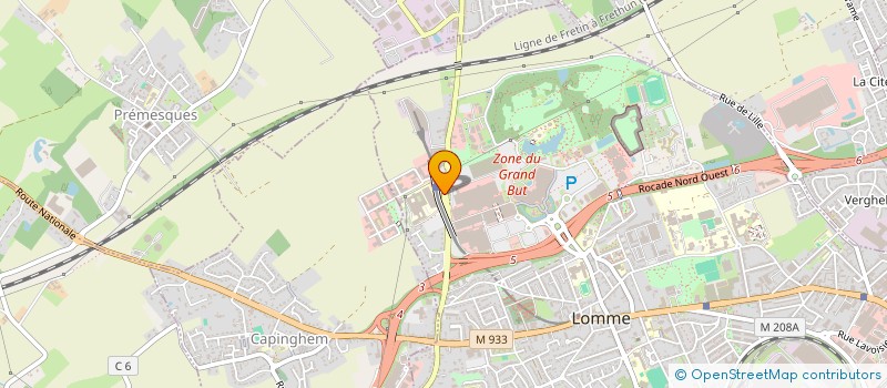 localisation de l'entreprise HUMAGINES à LILLE