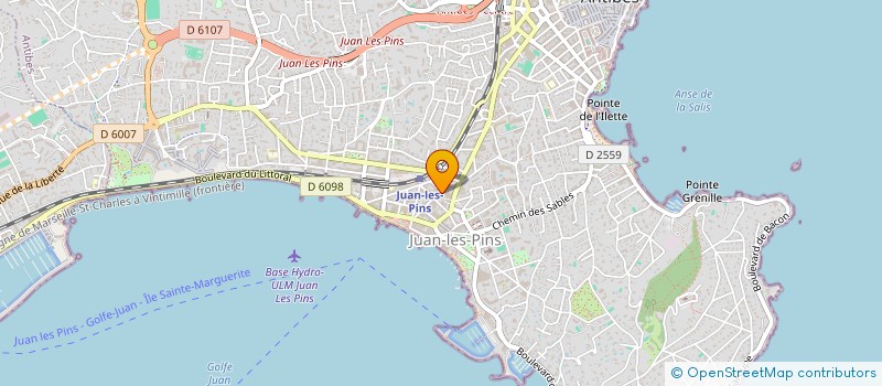 localisation de l'entreprise HUMAGO à ANTIBES