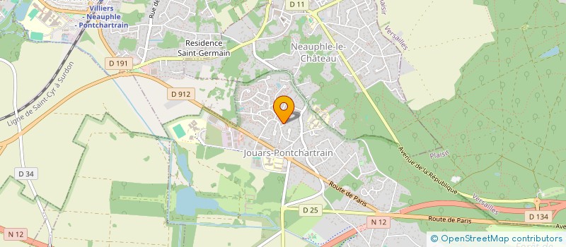 localisation de l'entreprise HUMAGO  JOUARS-PONTCHARTRAIN