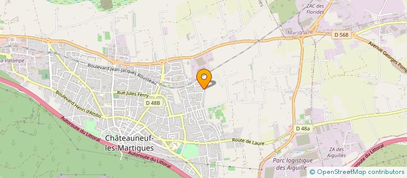 localisation de l'entreprise HUMAID BY AVC ET APRES à CHATEAUNEUF-LES-MARTIGUES