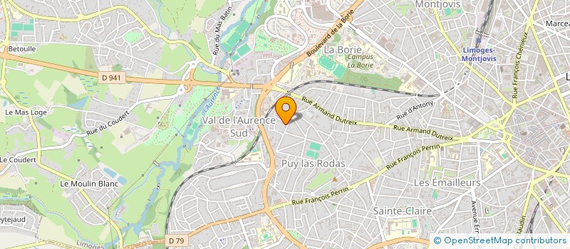 localisation de l'entreprise HUMAIN DE DEMAIN à LIMOGES