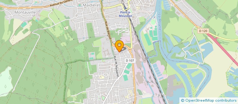 localisation de l'entreprise HUMAIN ET SOLIDAIRE  PONT-A-MOUSSON