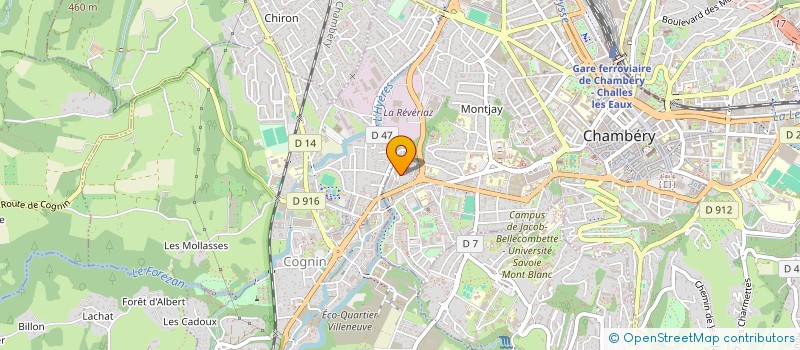 localisation de l'entreprise HUMAIN*FORMATION  CHAMBERY