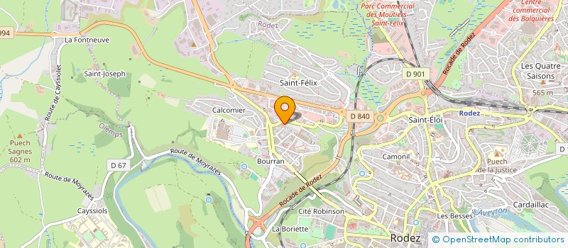 localisation de l'entreprise HUMAINS ALTRUISTES à RODEZ