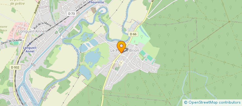 localisation de l'entreprise HUMAJU-LE CORAIL  LE PLESSIS-BRION