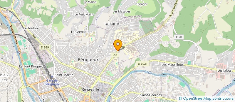 localisation de l'entreprise HUMALA à PERIGUEUX