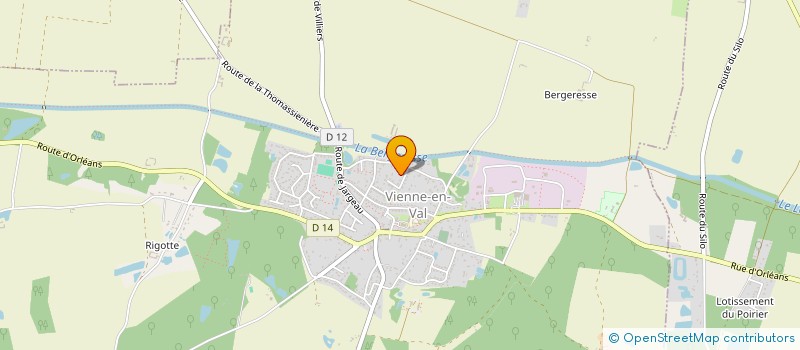 localisation de l'entreprise HUMALI à VIENNE-EN-VAL
