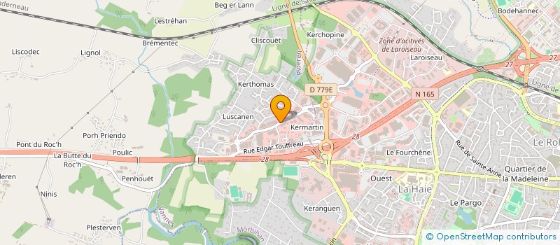 localisation de l'entreprise HUMALIL  ILE-AUX-MOINES