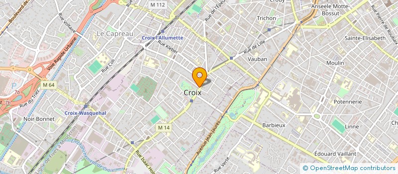 localisation de l'entreprise HUMALOC à CROIX