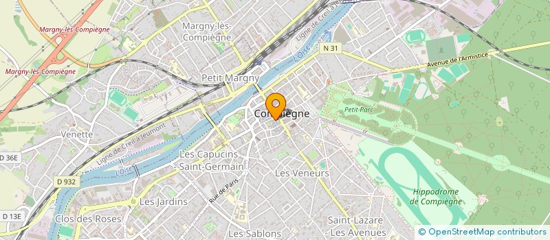 localisation de l'entreprise HUMALU à COMPIEGNE
