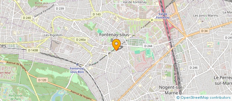localisation de l'entreprise HUMAMITIE à FONTENAY-SOUS-BOIS