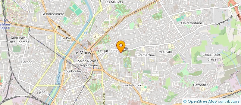 localisation de l'entreprise HUMAN  LE MANS