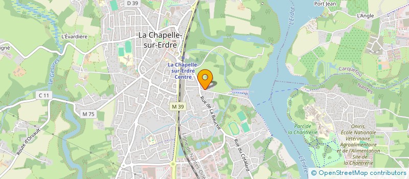 localisation de l'entreprise HUMAN à LA CHAPELLE-SUR-ERDRE