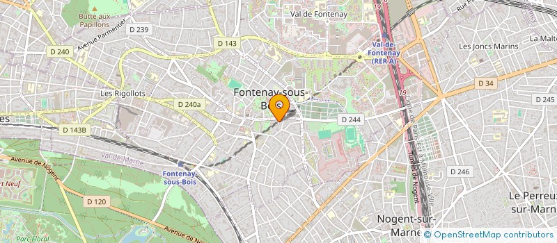 localisation de l'entreprise HUMAN ARTIST à FONTENAY-SOUS-BOIS
