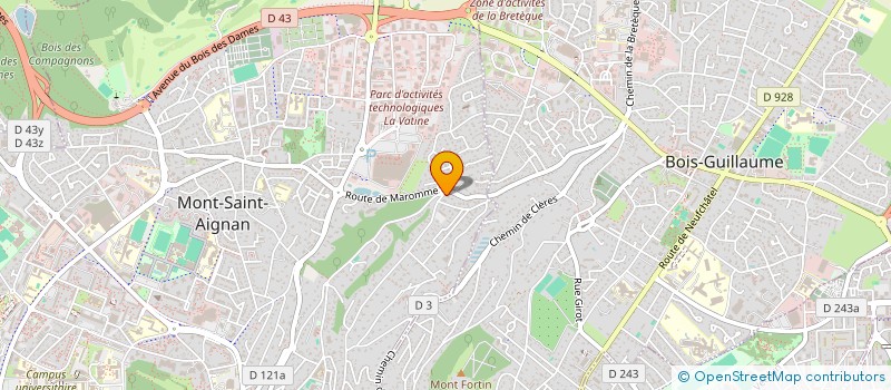 localisation de l'entreprise HUMAN BANK à MONT-SAINT-AIGNAN