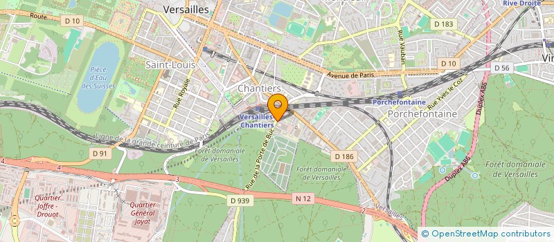 localisation de l'entreprise HUMAN DESIGN GROUP à VERSAILLES