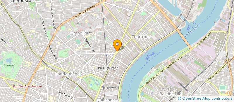 localisation de l'entreprise HUMAN DRIVE à BORDEAUX