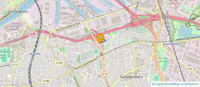 localisation de l'entreprise HUMAN EXPERT à GENNEVILLIERS