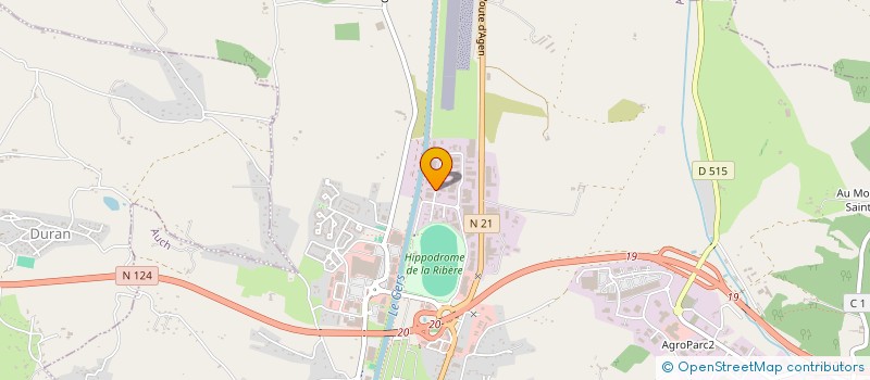 localisation de l'entreprise HUMAN FIRST CF  AUCH