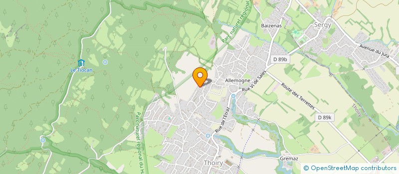 localisation de l'entreprise HUMAN FIRST PORTAGE  THOIRY