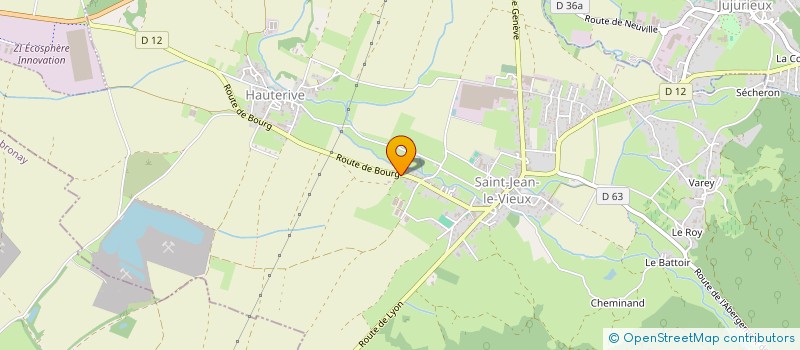 localisation de l'entreprise HUMAN GREATNESS  SAINT-JEAN-LE-VIEUX