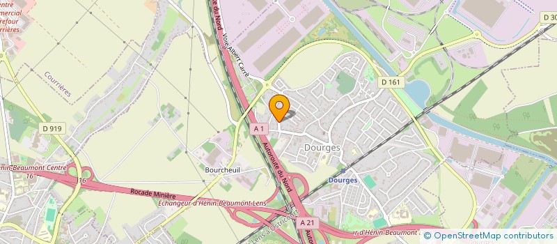 localisation de l'entreprise HUMAN GROOVE  DOURGES