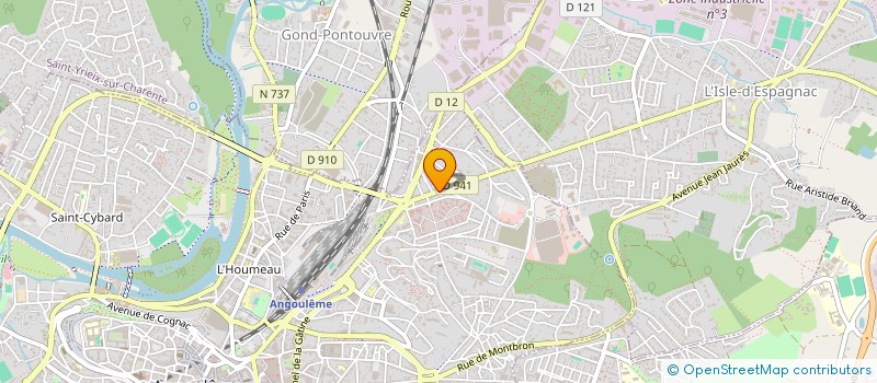 localisation de l'entreprise HUMAN HEALTH S.A.S.U à ANGOULEME
