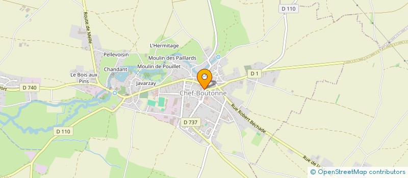 localisation de l'entreprise HUMAN HEART OF THE WORLD à CHEF-BOUTONNE