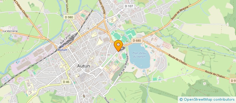 localisation de l'entreprise HUMAN-HIST  AUTUN