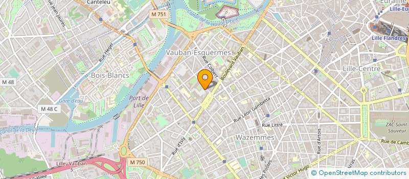 localisation de l'entreprise HUMAN'ICAM  LILLE