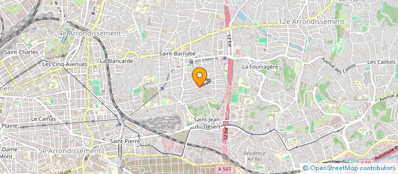 localisation de l'entreprise HUMAN IMMO SUD à MARSEILLE