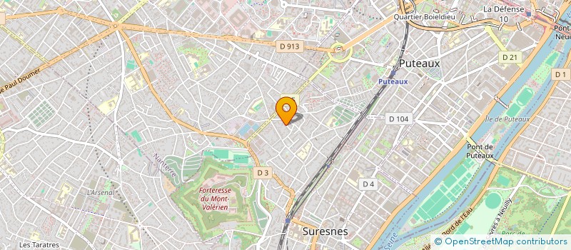 localisation de l'entreprise HUMAN IMPACT à SURESNES