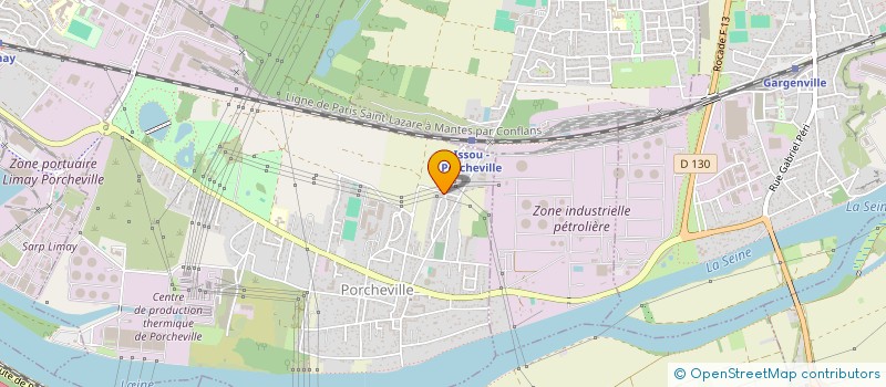 localisation de l'entreprise HUMAN IMPACT  PORCHEVILLE