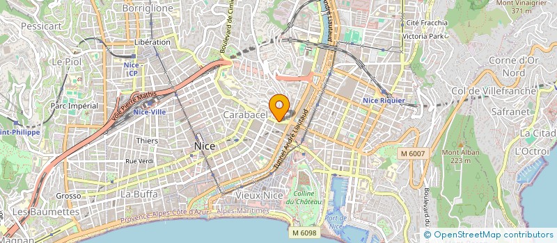 localisation de l'entreprise HUMAN'IPAG à NICE