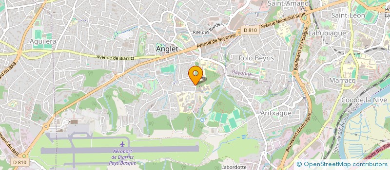 localisation de l'entreprise HUMAN ISA XXV à ANGLET