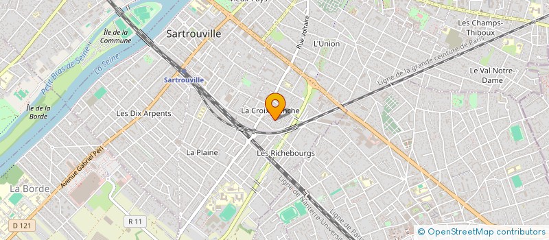 localisation de l'entreprise HUMAN KONSILIA à SARTROUVILLE