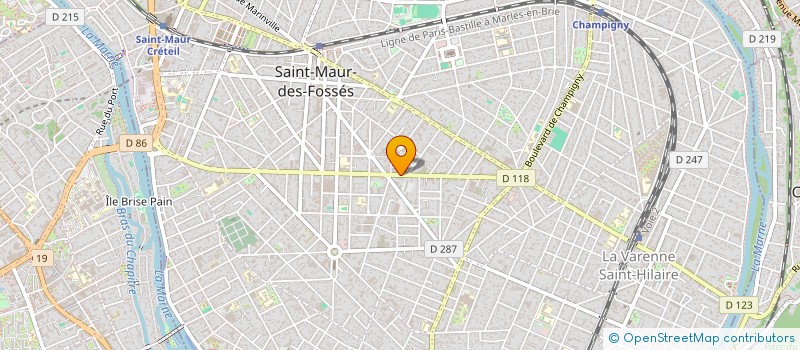 localisation de l'entreprise HUMAN LINK CONSULTING  SAINT-MAUR-DES-FOSSES