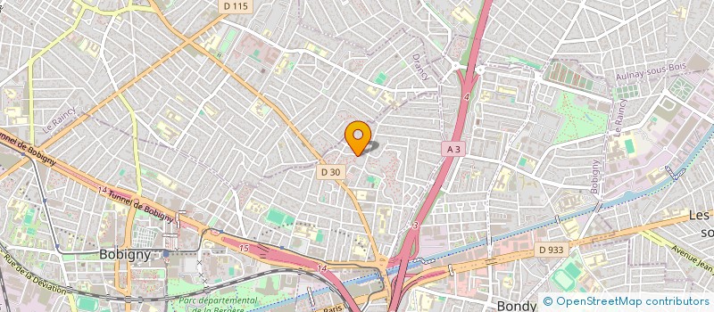 localisation de l'entreprise HUMAN PEACEFUL à BOBIGNY