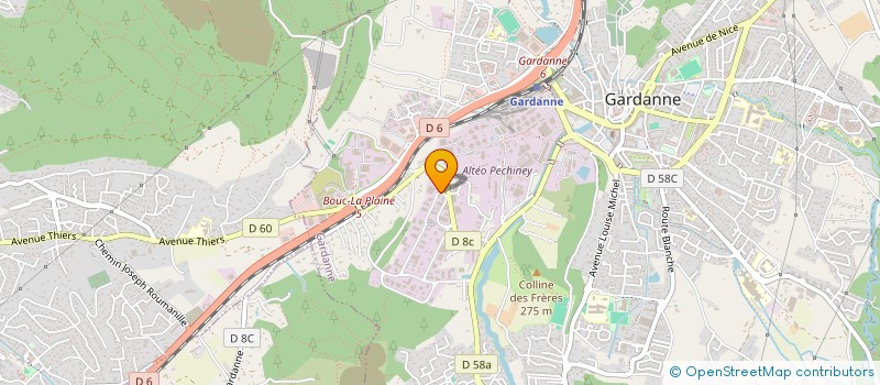 localisation de l'entreprise HUMAN PROTECTION à GARDANNE